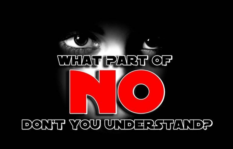 Stop sexual assault by understanding "no means no".